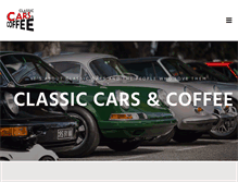 Tablet Screenshot of classiccarsandcoffee.com